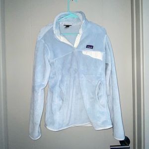 Patagonia Women’s Synchilla Snap T with Front Pocket Ice Blue